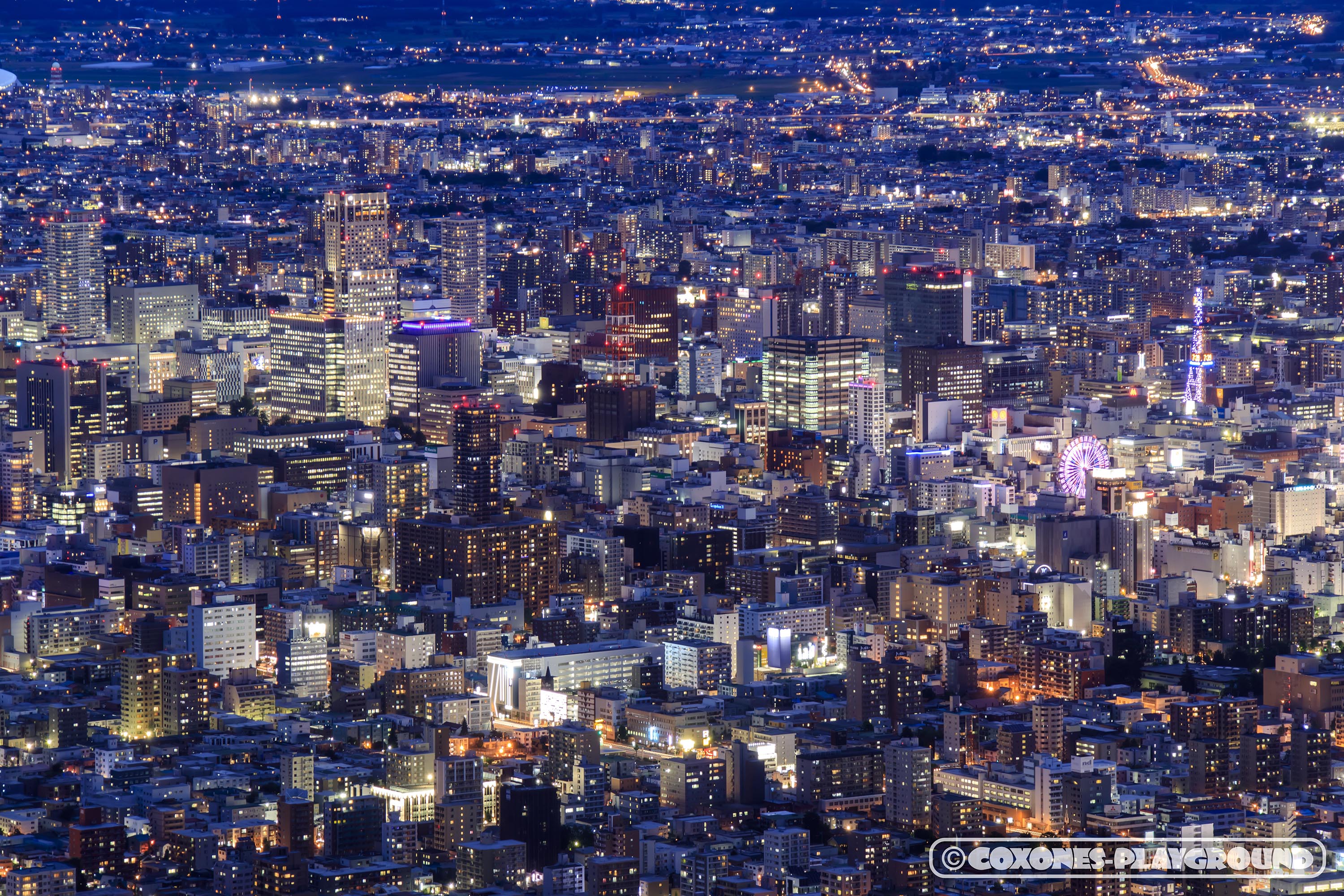 日本新三大夜景 藻岩山夜景 夏の札幌市に煌めくブルーアワー 夜景を撮影 コクソンズ ブログ